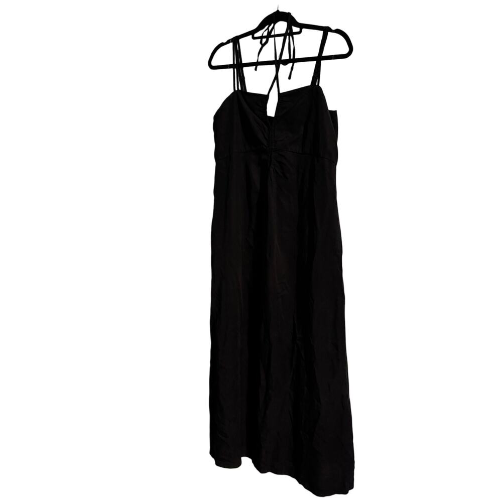 KUT Black Tie Top Maxi Dress Size XL NWT